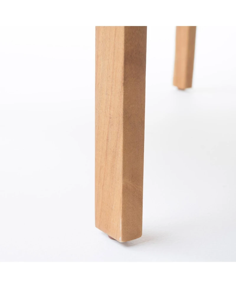 Streamdale Furniture Acacia Wood Outdoor Chat Set of 4 with Water-Resistant Cushions