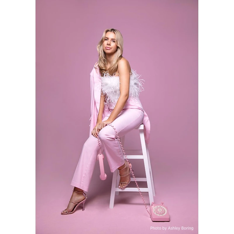 Westcott 9x20' Wrinkle-Resistant Backdrop, Blush Pink
