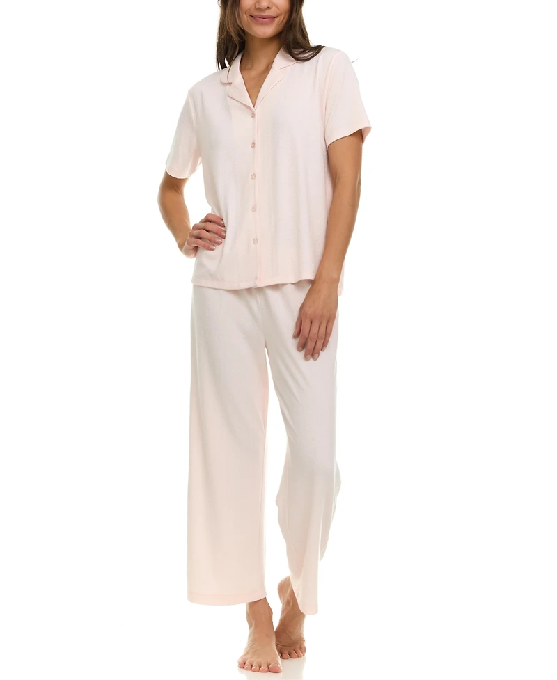 Flora by Flora Nikrooz Women's Luisa Short Sleeve Pajama Set