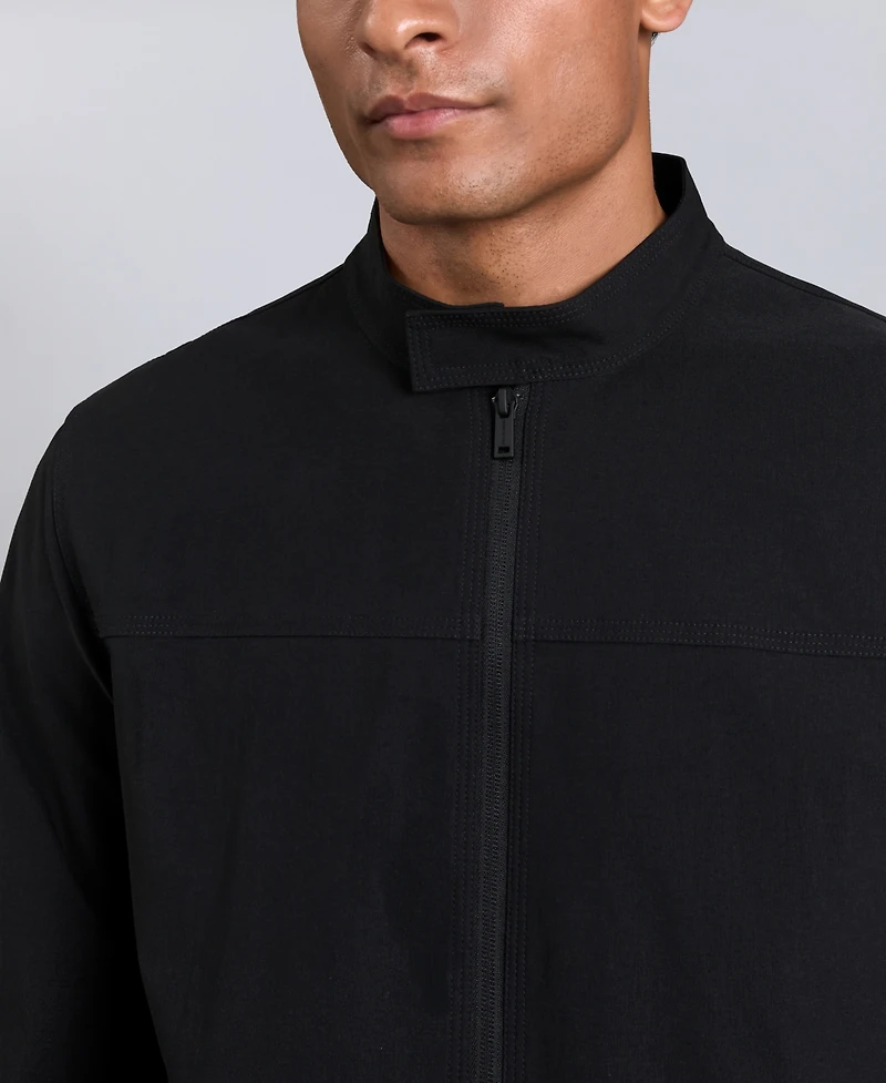 Kennth Cole Men's Flex Water-Resistant Full-Zip Utility Jacket