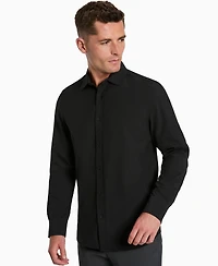Kenneth Cole Men's Solid Slim Fit Performance Shirt