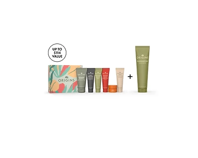Free 6-Pc. gift with any $45 Origins purchase (A $72 value!)