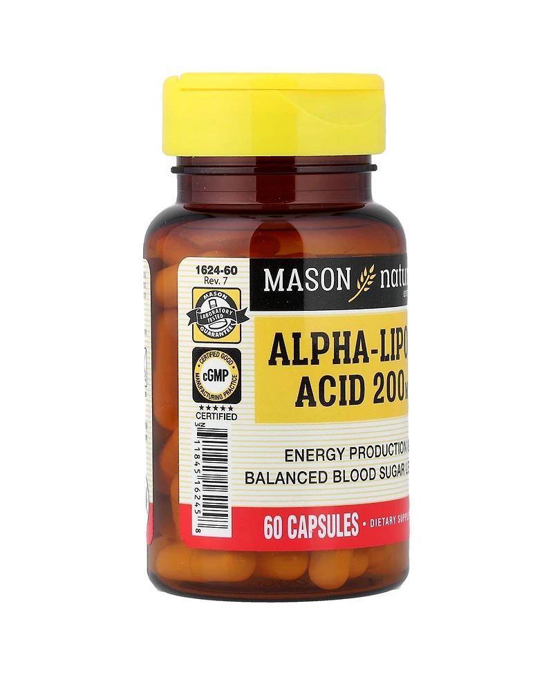 Mason Natural Alpha-Lipoic Acid 200 mg