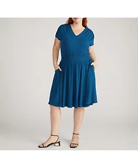 Universal Standard Plus Minetta Liquid Jersey Dress
