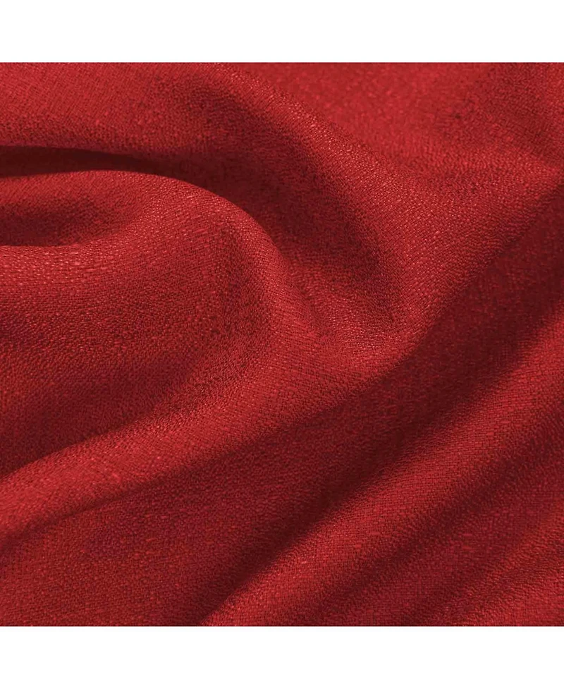Rt Designers Collection Cole Textured Grommet Room Darkening Curtain Panel 54" x Red