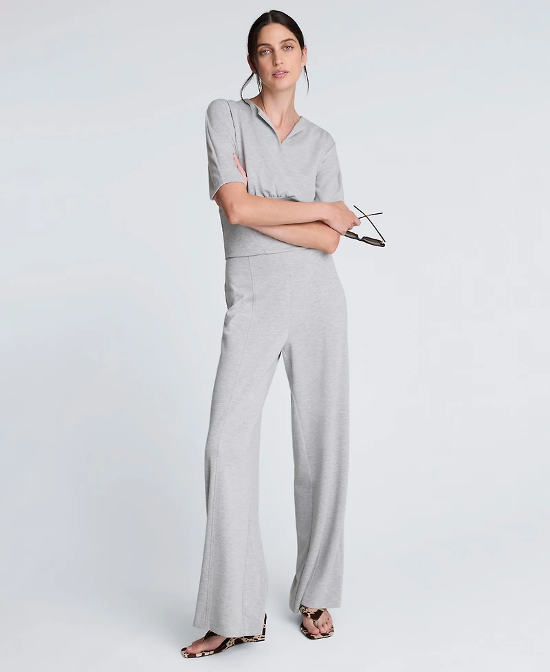 Kenneth Cole Women's V-Neck Cropped Top