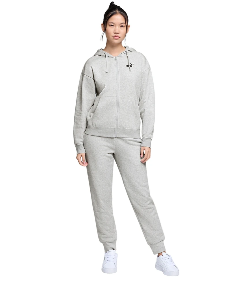 Puma Women's Essential Logo Comfort Fit Full-Zip Hoodie