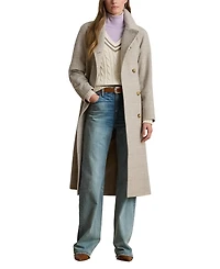 Lauren Ralph Women's Belted Design Long-Sleeve Coat