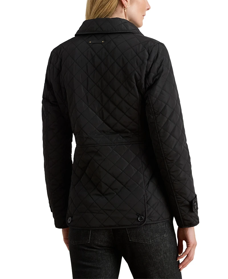 Lauren Ralph Women's Crested Quilt Coat