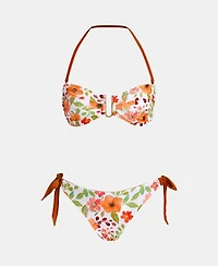 Cupshe Women's Reversible Bikini Set with Removable Straps