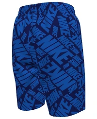 Nike Big Boys 7" Tossed Block Volley Swim Shorts