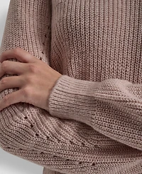 Dkny Women's Long-Sleeve Round Neck Sweater