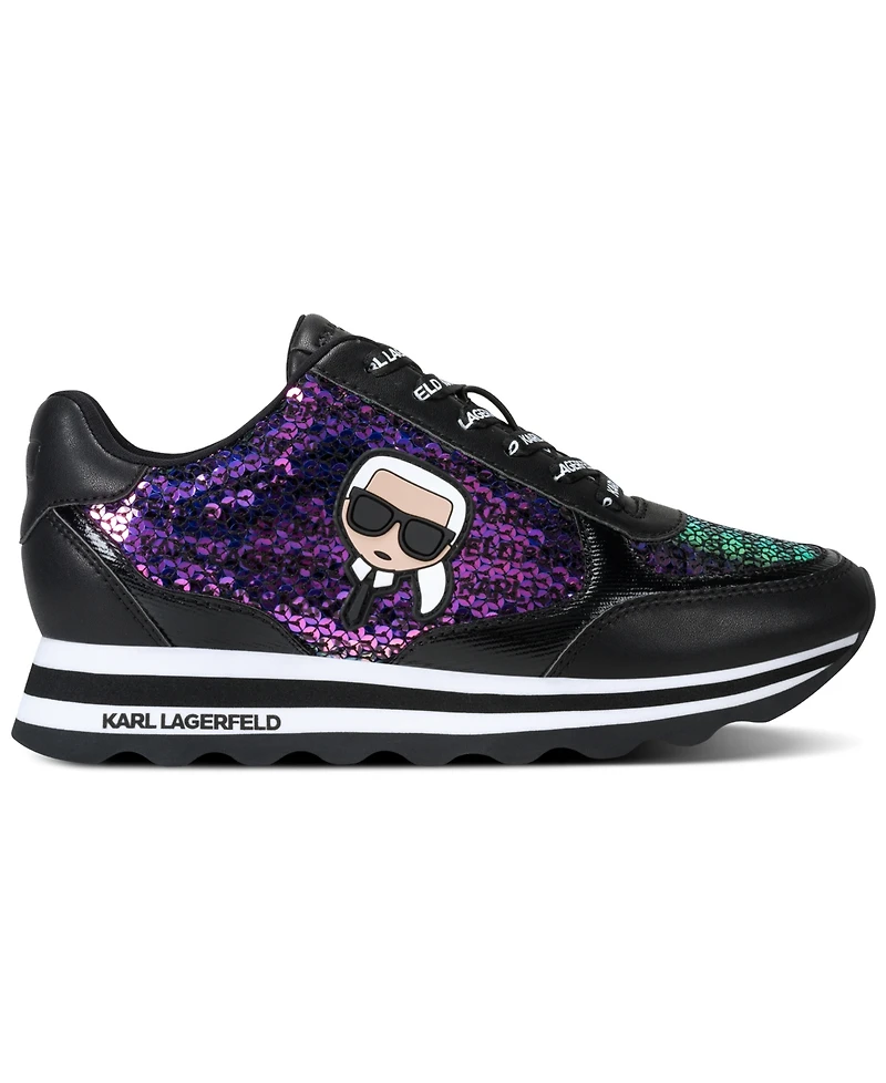 Karl Lagerfeld Paris Women's Meade Lace-Up Sneakers