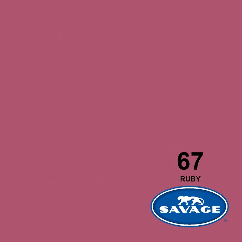 Savage Widetone Seamless Background Paper, 53" wide x 36', Ruby, #67