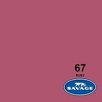 Savage Widetone Seamless Background Paper, 53" wide x 36', Ruby, #67