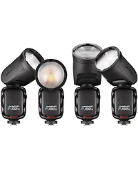 Westcott FJ80 Ii M 80Ws Universal Touchscreen Ttl Speedlight Flash with Adapter for Sony Cameras