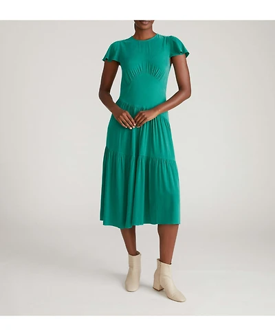 Universal Standard Women's Mariella Stretch Cupro Dress