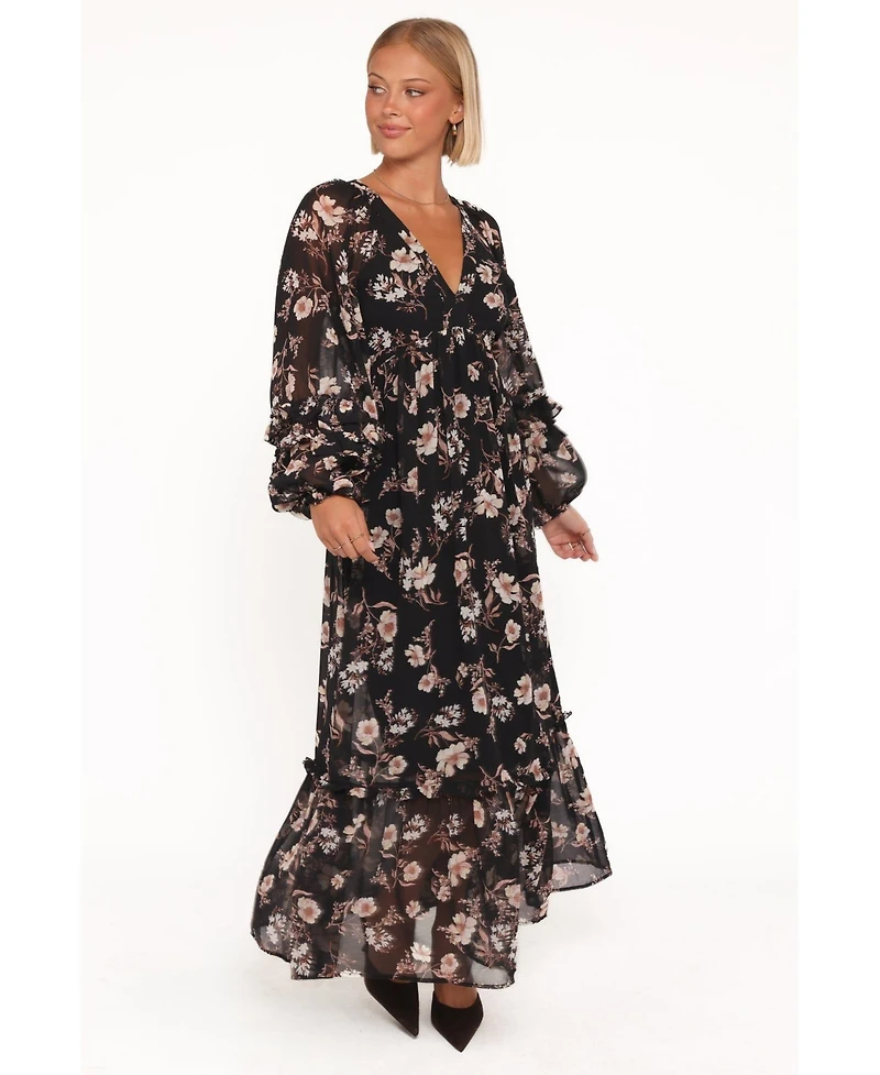 Petal and Pup Women's Evian Long Sleeve Maxi Dress