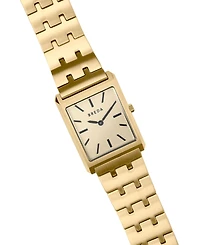 Breda Women's 'Virgil' Gold Stainless Steel Bracelet Watch