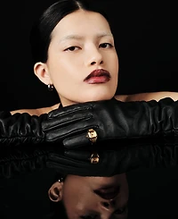 Breda Women's 'Nocturne' Gold Expandable Ring Watch