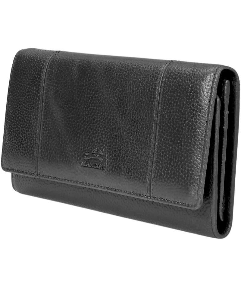 Mancini Fifth Avenue Rfid Secure Trifold Wallet
