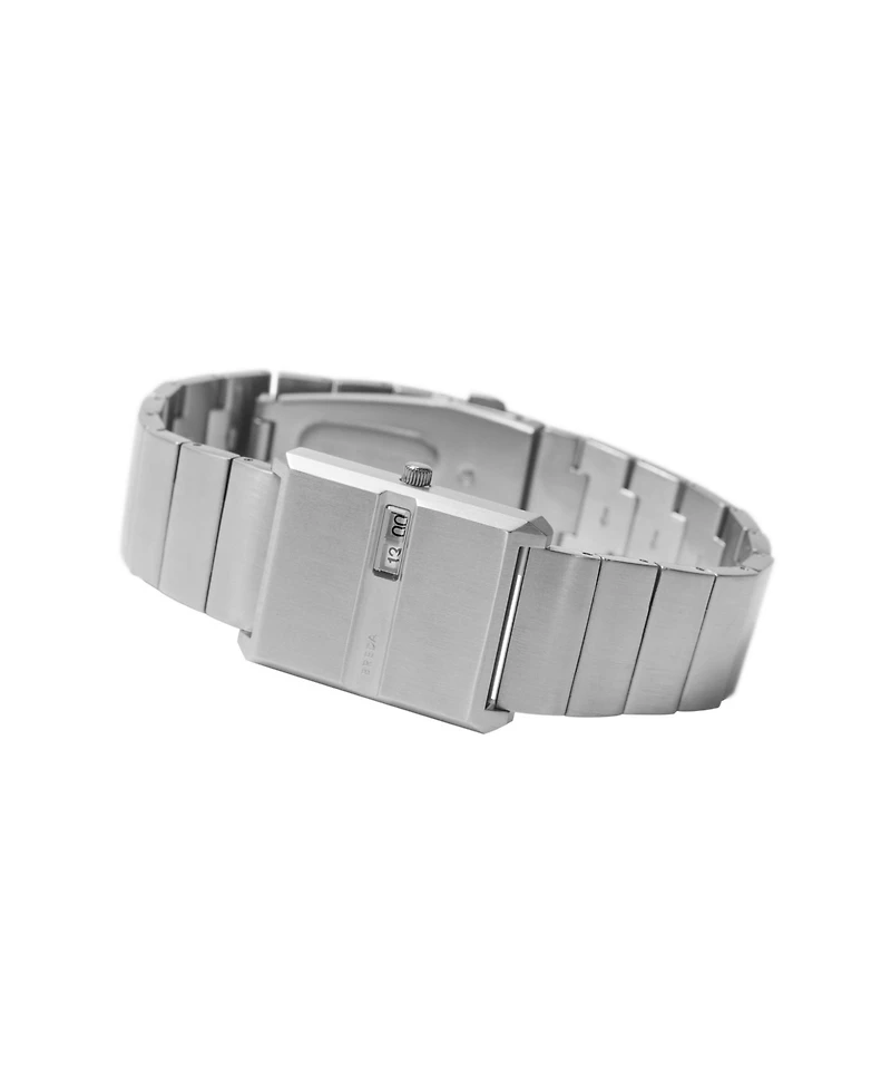 Breda 'Pulse' Stainless Steel and Metal Bracelet Watch, 26mm