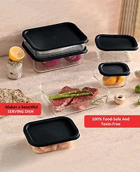 Nestl Borosilicate -Pc. Food Storage Container Set