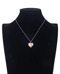 Disney Winnie the Pooh Crystal Heart Pendant Necklace