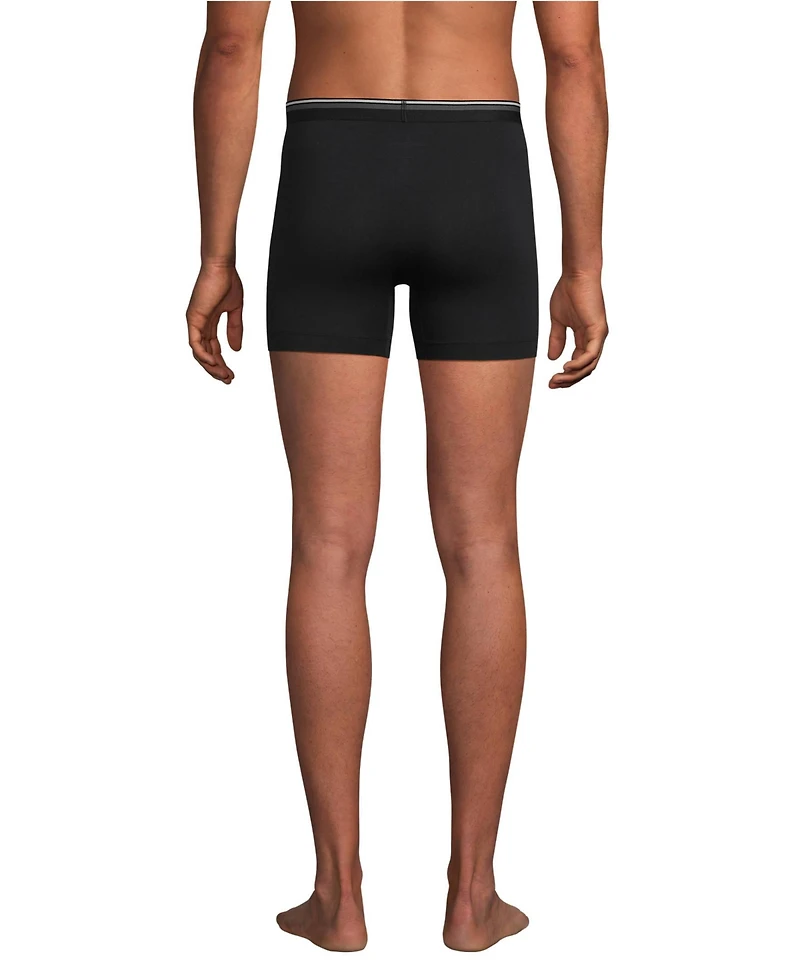 Lands' End Men's Comfort Knit Trunk - 4.5" Inseam 3 Pack
