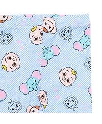 CoComelon Toddler Girls Knotted Pullover Long Sleeve Graphic T-Shirt & Leggings Set Toddler|Child