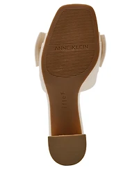 Anne Klein Women's Kizmet Knot Block Heel Dress Sandals