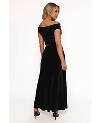 Petal and Pup Women's Suri Velvet Maxi Skirt