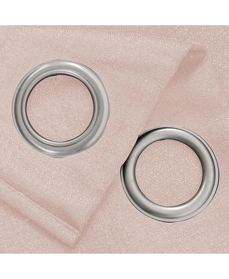 Rt Designers Collection Cole Textured Grommet Room Darkening Curtain Panel 54" x 84" Peach