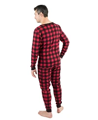 Leveret Men's Two Piece Cotton Plaid Holiday Pajamas