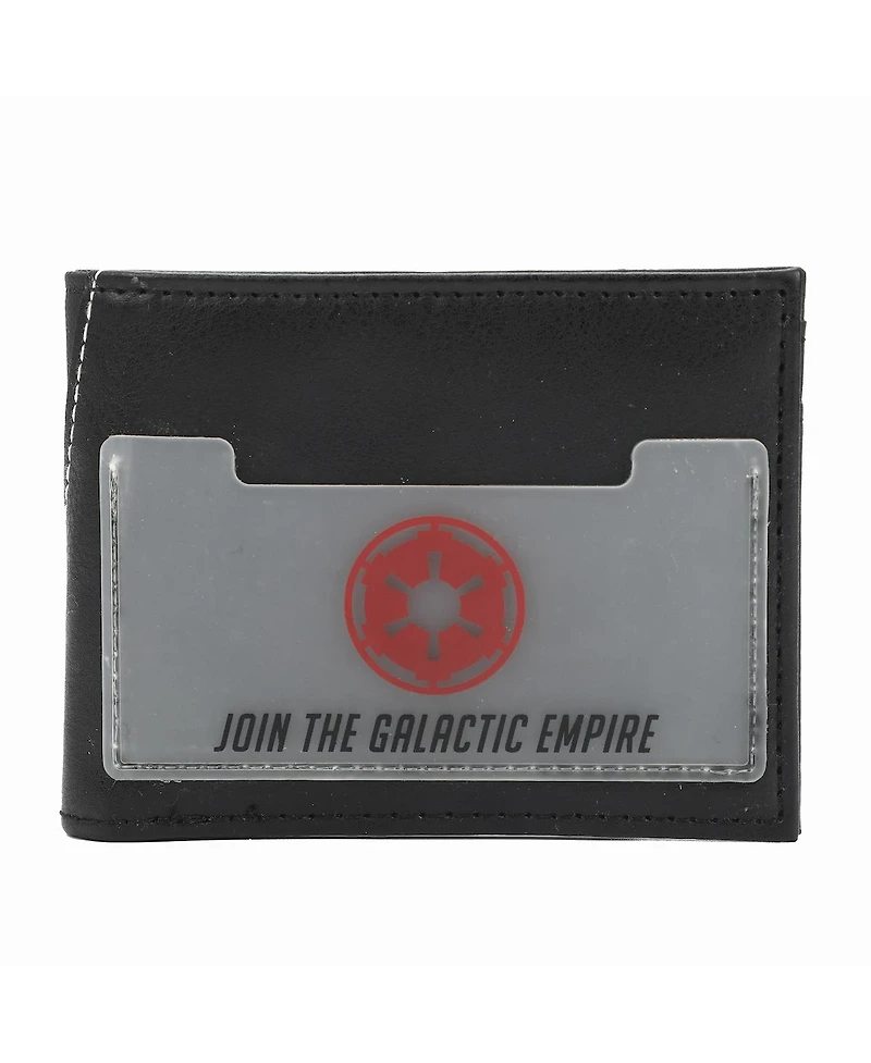 Star Wars Men's Join The Dark Side Black Bifold Wallet