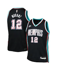 Nike Big Boys and Girls Ja Morant Black Memphis Grizzlies Swingman Jersey