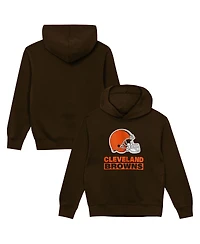 Outerstuff Preschool Brown Cleveland Browns Back to Basics Hoodie
