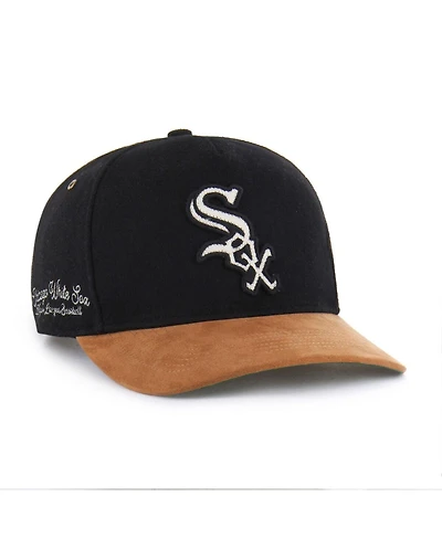 '47 Brand Men's Black Chicago White Sox Gold Age Hitch Adjustable Hat