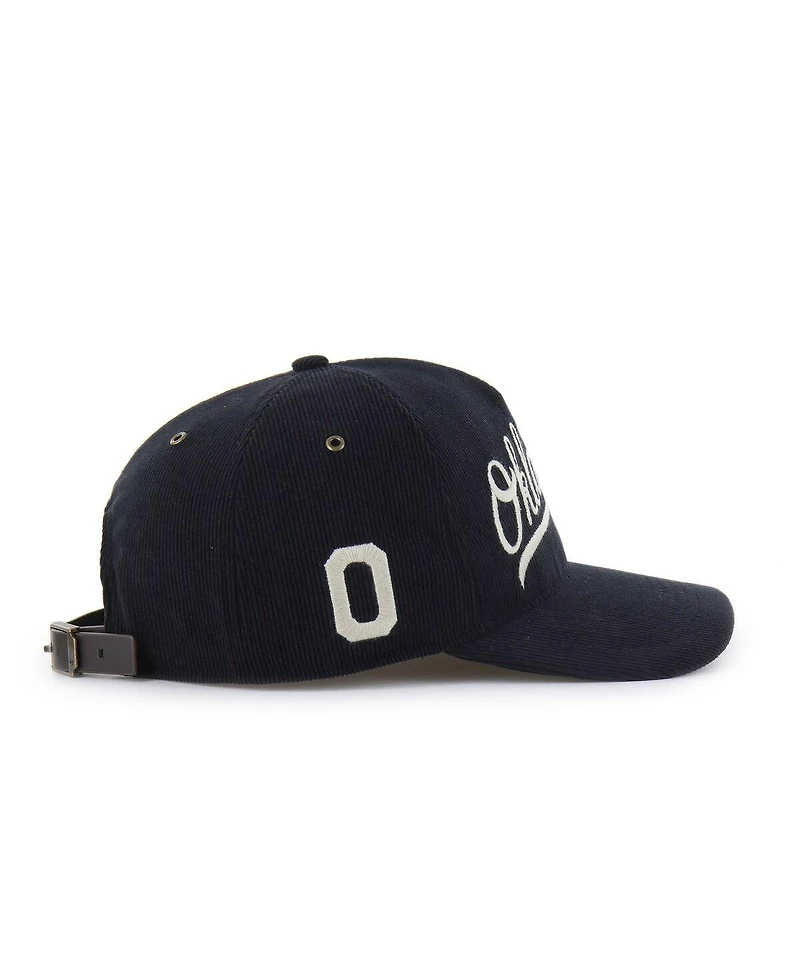 '47 Brand Men's and Women's Black Oklahoma Sooners Collections Golden Age Corduroy Hitch Adjustable Hat