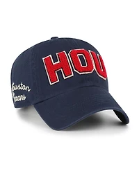 '47 Brand Women's Navy Houston Texans Zoey Clean Up Adjustable Hat