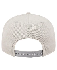 New Era Men's Gray Detroit Lions Cord Rope Corduroy 9FIFTY Snapback Hat