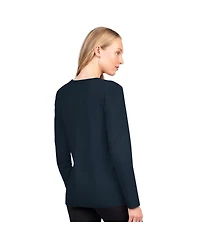 Women's Navy Houston Texans Best Play Long Sleeve T-Shirt