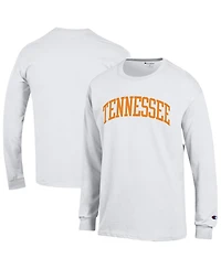 Champion Men's White Tennessee Volunteers Basic Arch Long Sleeve T-Shirt