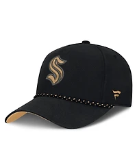 Fanatics Men's Black Seattle Kraken Military Appreciation Authentic Pro A-Frame Adjustable Hat