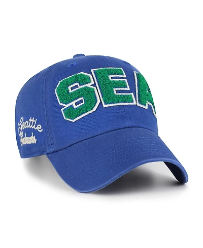 '47 Brand Women's Royal Seattle Seahawks Zoey Clean Up Adjustable Hat