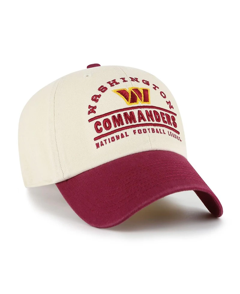 '47 Brand Men's Natural Washington Commanders Windham Clean Up Adjustable Hat