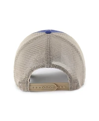 '47 Brand Men's Royal/Tan Philadelphia 76ers Wabash Patch Clean Up Adjustable Hat