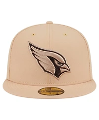 New Era Men's Tan Arizona Cardinals Candied Pecan 59FIFTY Fitted Hat