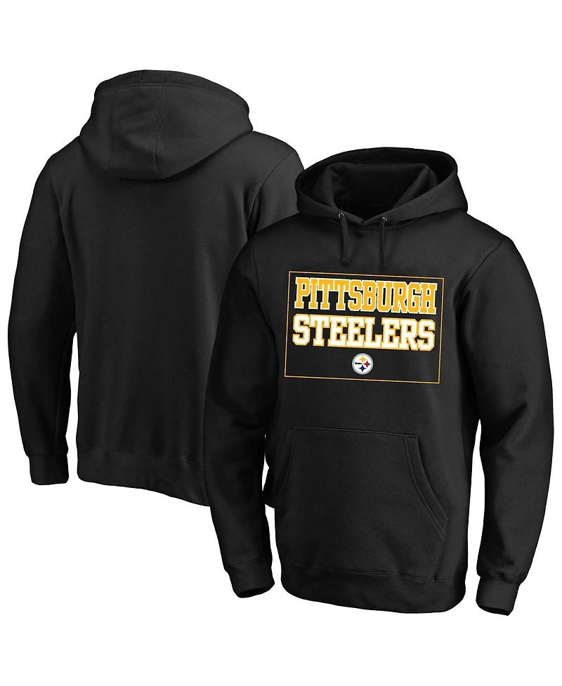 Fanatics Men's Black Pittsburgh Steelers Big Tall Fleece Hoodie