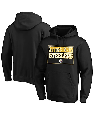 Fanatics Men's Black Pittsburgh Steelers Big Tall Fleece Hoodie